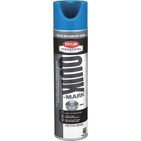 Krylon - Striping & Marking Paints & Chalks Type: Marking Paint Color Family: Blue - Apex Tool & Supply