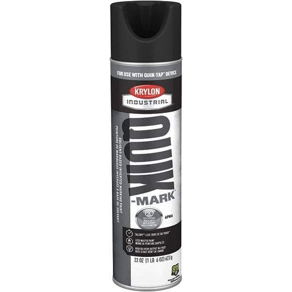 Krylon - Striping & Marking Paints & Chalks Type: Marking Paint Color Family: Black - Apex Tool & Supply