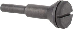 Value Collection - 1/4" Hole, Screw Lock Wheel & Disc Mandrel - 2" OAL, 1/4" Max Wheel Width, 1/4" Shank Diam - Apex Tool & Supply