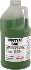 Loctite - 1 L, Green, High Strength Liquid Retaining Compound - Series 640, 24 hr Full Cure Time - Apex Tool & Supply