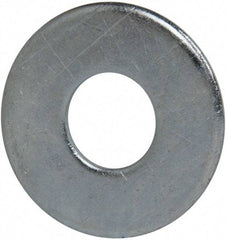 Value Collection - 3/4" Screw, Grade 2 Steel USS Flat Washer - 0.805" ID x 2.03" OD, 0.177" Thick, Zinc-Plated Finish - Apex Tool & Supply