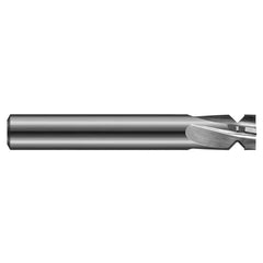 Picatinny Rail Form Cutters; Cutter Diameter (Decimal Inch): 0.6250; Included Angle: 90.00; Cutting Diameter (Inch): 5/8; Minor Diameter: 0.4070; Minimum Width: 0.021; Material: Solid Carbide; Finish/Coating: Uncoated; Overall Length (Inch): 2-1/2; Shank