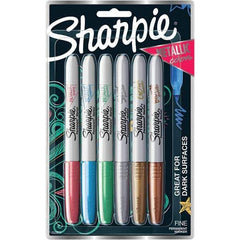 Sharpie - Markers & Paintsticks Type: Permanent Color: Assorted - Apex Tool & Supply