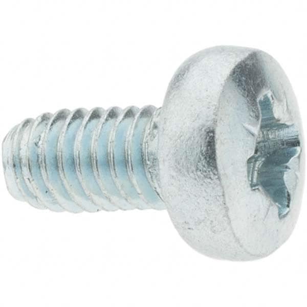 Value Collection - M4x0.7 Coarse 25mm Long Pozi Thread Cutting Screw - Apex Tool & Supply