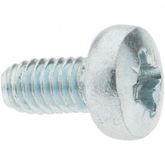 Value Collection - M4x0.7 Coarse 16mm Long Pozi Thread Cutting Screw - Apex Tool & Supply