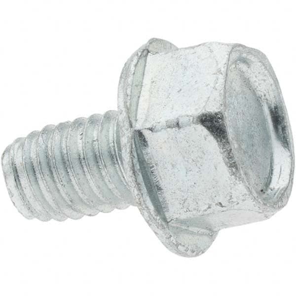 Value Collection - M6x1.0 Coarse 12mm Long Hex Thread Cutting Screw - Apex Tool & Supply
