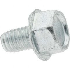 Value Collection - M6x1.0 Coarse 30mm Long Hex Thread Cutting Screw - Apex Tool & Supply