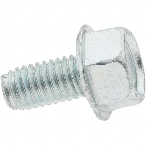 Value Collection - M8x1.25 Coarse 20mm Long Hex Thread Cutting Screw - Apex Tool & Supply