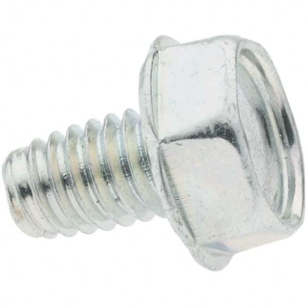 Value Collection - M4x0.7 Coarse 30mm Long Hex Thread Cutting Screw - Apex Tool & Supply
