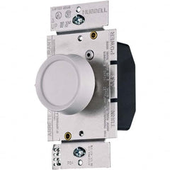 Hubbell Wiring Device-Kellems - 1 Pole, 120 VAC, 5 Amp, Residential Grade Rotary Dimmer Switch - Apex Tool & Supply