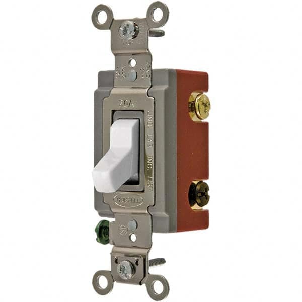 Hubbell Wiring Device-Kellems - Toggle Switches Switch Type: Extra Heavy Duty Switch Sequence: Off-On - Apex Tool & Supply