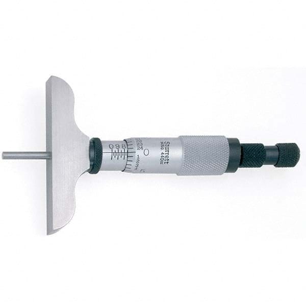 Starrett - Mechanical Micrometer Heads Minimum Measurement (Decimal Inch): 0.0000 Maximum Measurement (Decimal Inch): 1.0000 - Apex Tool & Supply