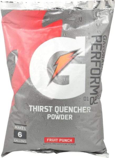 Gatorade - 51 oz Pack Fruit Punch Activity Drink - Powdered, Yields 6 Gal - Apex Tool & Supply