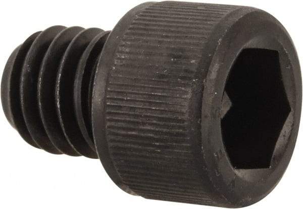 Value Collection - 7/16-14 UNC Hex Socket Drive, Socket Cap Screw - Alloy Steel, Black Oxide Finish, Fully Threaded, 1/2" Length Under Head - Apex Tool & Supply