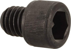 Value Collection - 7/16-14 UNC Hex Socket Drive, Socket Cap Screw - Alloy Steel, Black Oxide Finish, Fully Threaded, 1/2" Length Under Head - Apex Tool & Supply