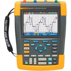 Fluke - 3 Phase, 1,000 VAC, 0.01 to 400 Amp Capability, 500 Hz Calibration, VGA Display Power Meter - ±(3% + 10 Counts) Excluding Current Clamp Current Accuracy, ±(3% + 10 Counts) Voltage Accuracy - Apex Tool & Supply