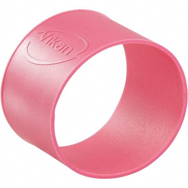 Vikan - 1-1/2" Long Rubber Band - Silicone Rubber, For Use with Colored Coded Handles - Apex Tool & Supply
