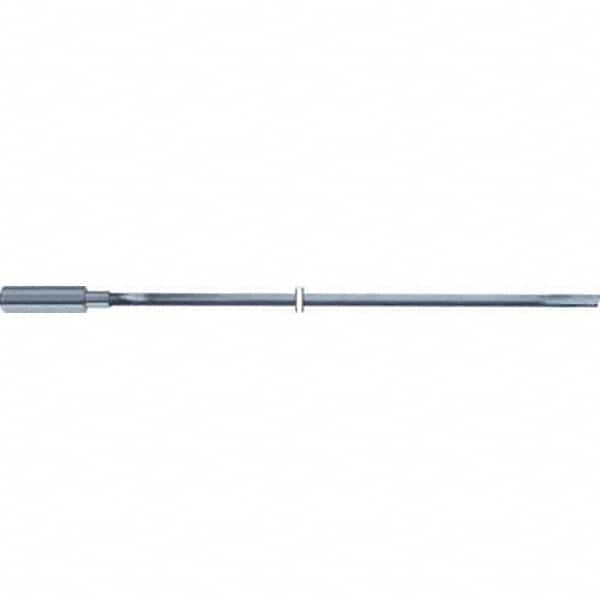Guhring - Letter G, 120mm Flute Length, 117.62mm Depth of Cut, Solid Carbide Shank, Single Flute Gun Drill - Apex Tool & Supply