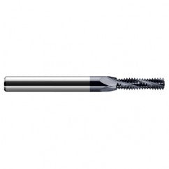 ‎0.1950″ Cutter Diameter × 0.7500″ (3/4″) Length of Cut Carbide Multi-Form 1/4″-28 Thread Milling Cutter, 3 Flutes, AlTiN Coated - Apex Tool & Supply