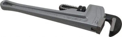 Ridgid - 12" Aluminum Straight Pipe Wrench - 2" Pipe Capacity - Apex Tool & Supply