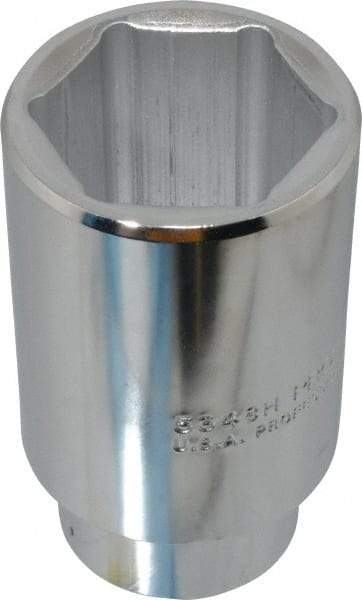 Proto - 1-1/2", 1/2" Drive, Deep Hand Socket - 6 Points, 3-1/2" OAL - Apex Tool & Supply