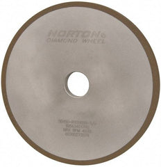 Norton - 8" Diam x 1-1/4" Hole x 1/2" Thick, 150 Grit Surface Grinding Wheel - Diamond, Type 1A1, Very Fine Grade, Resinoid Bond - Apex Tool & Supply