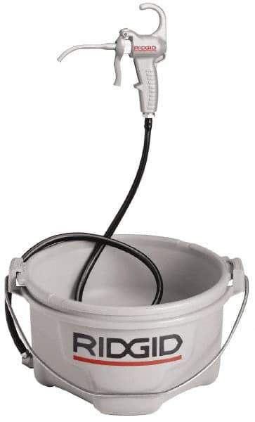 Ridgid - Oil Lubrication Aluminum Lever Hand Pump - For 1 Gal Container - Apex Tool & Supply