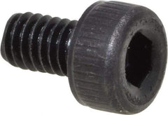 Value Collection - M2.5x0.45 Metric Coarse Hex Socket Drive, Socket Cap Screw - Grade 12.9 Alloy Steel, Black Oxide Finish, Fully Threaded, 4mm Length Under Head - Apex Tool & Supply