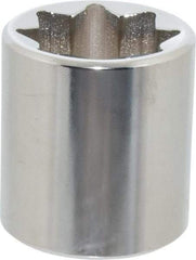 Proto - 7/8", 1/2" Drive, Standard Hand Socket - 8 Points, 1-5/8" OAL, Alloy Steel, Chrome Finish - Apex Tool & Supply