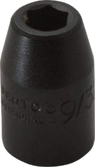 Proto - 3/8" Drive 9/32" Standard Impact Socket - 6 Points, 1-3/32" OAL - Apex Tool & Supply