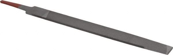 Simonds File - 8" Long, Bastard Cut, Mill American-Pattern File - Single Cut, Tang - Apex Tool & Supply