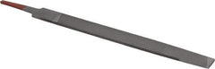 Simonds File - 8" Long, Bastard Cut, Mill American-Pattern File - Single Cut, Tang - Apex Tool & Supply
