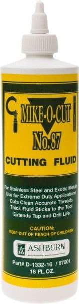 Made in USA - Bottle Liquid Metalworking Fluid/Coolant - Apex Tool & Supply