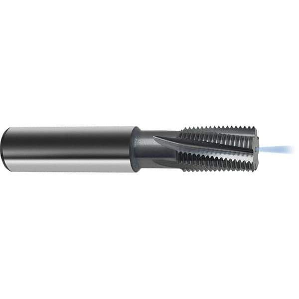 Guhring - 7/8-14 UNC/UNF , 15.95mm Cut Diam, 5 Flute Solid Carbide Helical Flute Thread Mill - Internal Thread, 25mm LOC, 90mm OAL, 16mm Shank Diam - Apex Tool & Supply