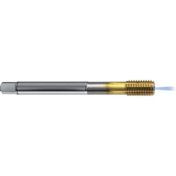 Guhring - 5/8-18 UNF 2BX H9/H10 Thread Limit Bottoming Thread Forming Tap - High Speed Steel, TiCN Finish, 3.937" OAL, Right Hand Thread, Series 4382 - Apex Tool & Supply