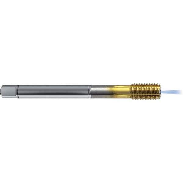 Guhring - 9/16-12 UNC 2BX H10/H11 Thread Limit Bottoming Thread Forming Tap - High Speed Steel, TiN Finish, 4.331" OAL, Right Hand Thread, Series 4383 - Apex Tool & Supply