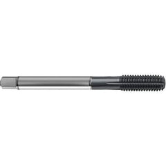 Guhring - 9/16-12 UNC 2BX H10/H11 Thread Limit Modified Bottoming Thread Forming Tap - High Speed Steel, TiCN Finish, 4.331" OAL, Right Hand Thread, Series 4377 - Apex Tool & Supply