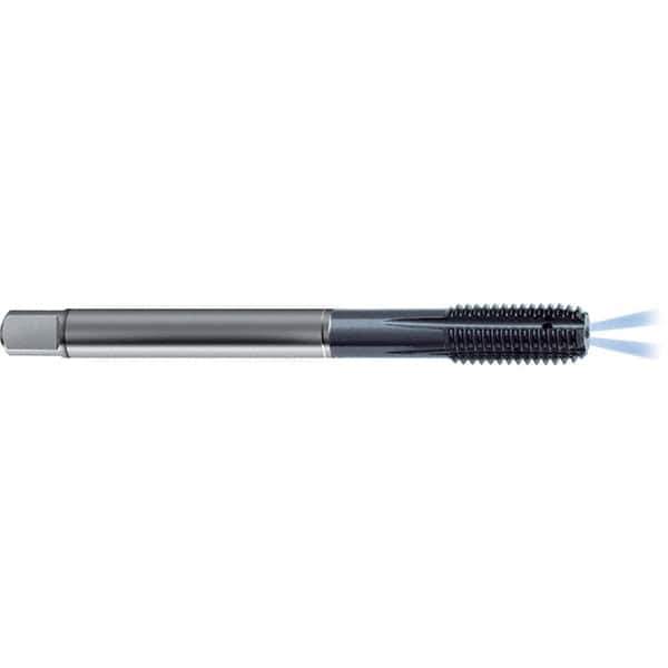 Guhring - #10-24 UNC 2BX H6/H7 Thread Limit Modified Bottoming Thread Forming Tap - High Speed Steel, TiCN Finish, 2.756" OAL, Right Hand Thread, Series 4379 - Apex Tool & Supply