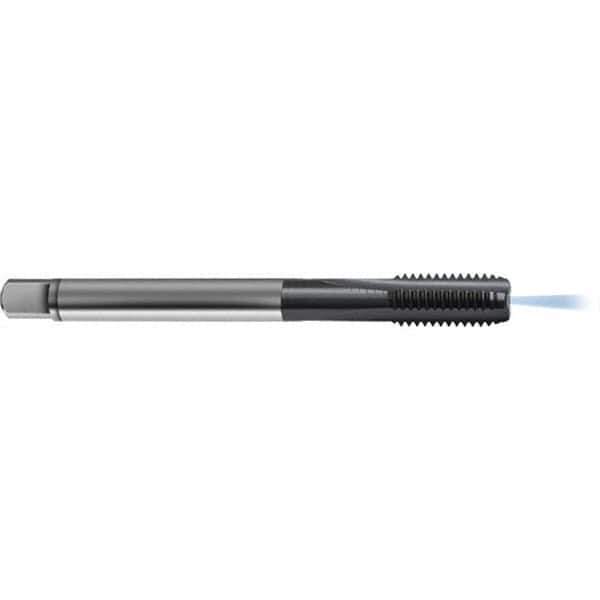 Guhring - M12x1.75 Metric 6HX 3 Flute TiCN Finish High Speed Steel Straight Flute Standard Hand Tap - Modified Bottoming, Right Hand Thread, 110mm OAL, D11/D12 Limit, Through Coolant - Apex Tool & Supply