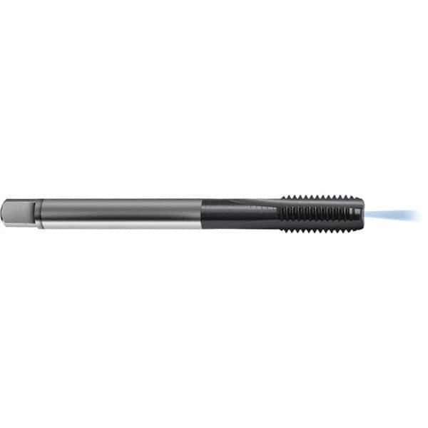 Guhring - M24x3.00 Metric 6HX 4 Flute TiCN Finish High Speed Steel Straight Flute Standard Hand Tap - Modified Bottoming, Right Hand Thread, 200mm OAL, D8/D9 Limit, Through Coolant - Exact Industrial Supply
