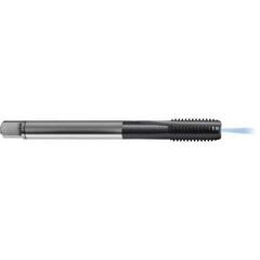 Guhring - M33x3.50 Metric 6HX 6 Flute TiCN Finish High Speed Steel Straight Flute Standard Hand Tap - Modified Bottoming, Right Hand Thread, 180mm OAL, D9/D10 Limit, Through Coolant - Exact Industrial Supply