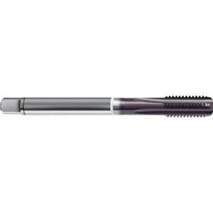 Guhring - M20x2.50 Metric 6HX 5 Flute TiAlN Finish High Speed Steel Straight Flute Standard Hand Tap - Modified Bottoming, Right Hand Thread, 140mm OAL, D7/D8 Limit - Apex Tool & Supply