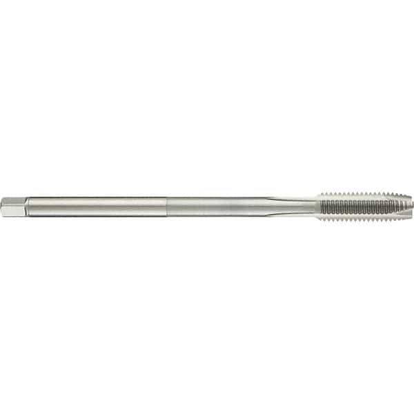 Guhring - M14x2.00 Metric 6H 3 Flute Bright Finish High Speed Steel Straight Flute Standard Hand Tap - Plug, Right Hand Thread, 200mm OAL, D5/D6 Limit - Exact Industrial Supply