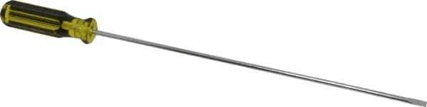 Stanley - Cabinet Slotted Screwdriver - Round Shank, Acetate Handle - Apex Tool & Supply
