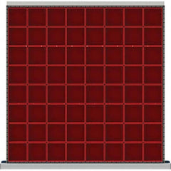 LISTA - 64-Compartment Drawer Divider Layout for 2.17" High Drawers - Apex Tool & Supply