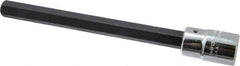 Proto - 1/2" Drive, 12mm Hex Bit Socket - 7-1/4" OAL, 5-5/8" Bit Length, Long Hex Bit Socket - Apex Tool & Supply