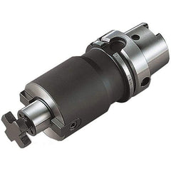 Seco - HSK125 Taper Shank 27mm Pilot Diam Shell Mill Holder - 92mm Flange to Nose End Projection, 60mm Nose Diam, Through-Spindle Coolant - Exact Industrial Supply