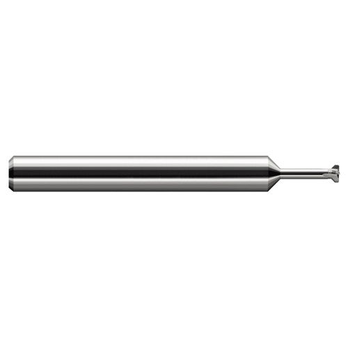 0.1020″ Cutter Diameter × 0.0250″ Width (TSC) × 0.2810″ (9/32″) Neck Length Carbide Thread Relief Cutter, 4 Flutes - Exact Industrial Supply