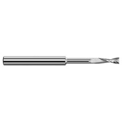 ‎End Mills for Plastics - 2 Flute - 0.1250″ (1/8″) Cutter Diameter × 0.3750″ (3/8″) Length of Cut × 1.5000″ (1-1/2″) Reach Carbide Square Upcut End Mill for Plastic, 2 Flutes