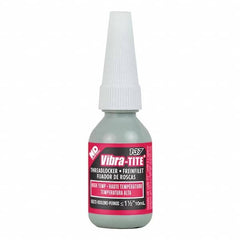 Vibra-Tite - 10 mL Bottle, Red, High Temp/High Strength Threadlocker - Apex Tool & Supply